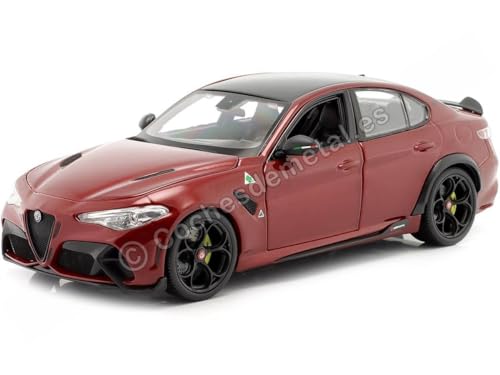 Bburago - Miniaturauto, 1:18, Giulia GTA - 2020, Rosso GTA, Sammlerauto, Auto, Jugendliche, Unisex, 1 Stück Bburago - Miniaturauto, 1:18, Giulia GTA - 2020, Rosso GTA, Sammlerauto, Auto, Jugendliche, Unisex, 1 Stück von Bburago