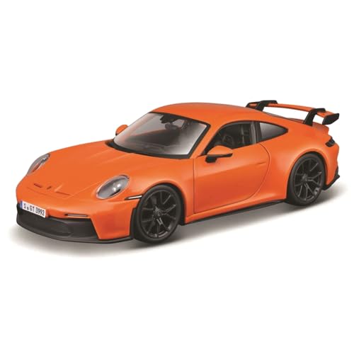 Bburago Porsche 911 GT3 (2021): Modellauto im Maßstab 1:24, Türen beweglich, Grün von Bburago