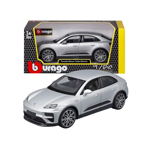 Bburago - Porsche Macan 4 Electric Maßstab 1:24, Diecast-Auto, Detailgetreu mit Türen und Motorhaube zum Öffnen, Porsche-Lizenz, Zufällig, Alter 3+ Bburago - Porsche Macan 4 Electric Maßstab 1:24, Diecast-Auto, Detailgetreu mit Türen und Motorhaube zum Öffnen, Porsche-Lizenz, Zufällig, Alter 3+ von Bburago