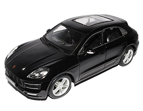 Bburago Porsche Macan Turbo Schwarz Ab 2014 1/24 Modell Auto Bburago Porsche Macan Turbo Schwarz Ab 2014 1/24 Modell Auto von Bburago