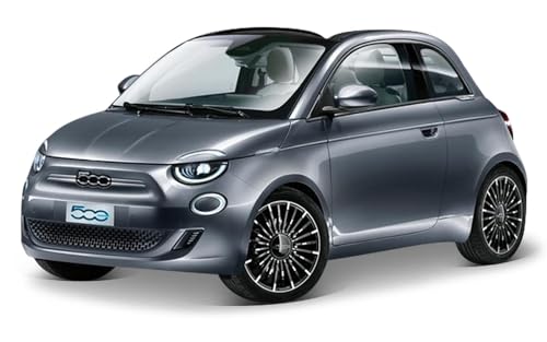 Bburago - FIAT 500E - Realistisches Auto im Maßstab 1:43 (Zufällige Auswahl an verfügbaren Farben), Offizieller FIAT Führerschein, Empfohlenes Alter 3+ Jahre von Bburago
