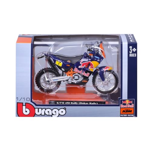 KTM 450 Rally [Bburago 51072] Factory Racing Team 1:18 Die Cast, Sortiert von Bburago