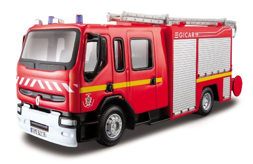 Modellauto - Feuerwehr Renault Premium Gicar, 1:50 - Emergency Force Collection von Bburago