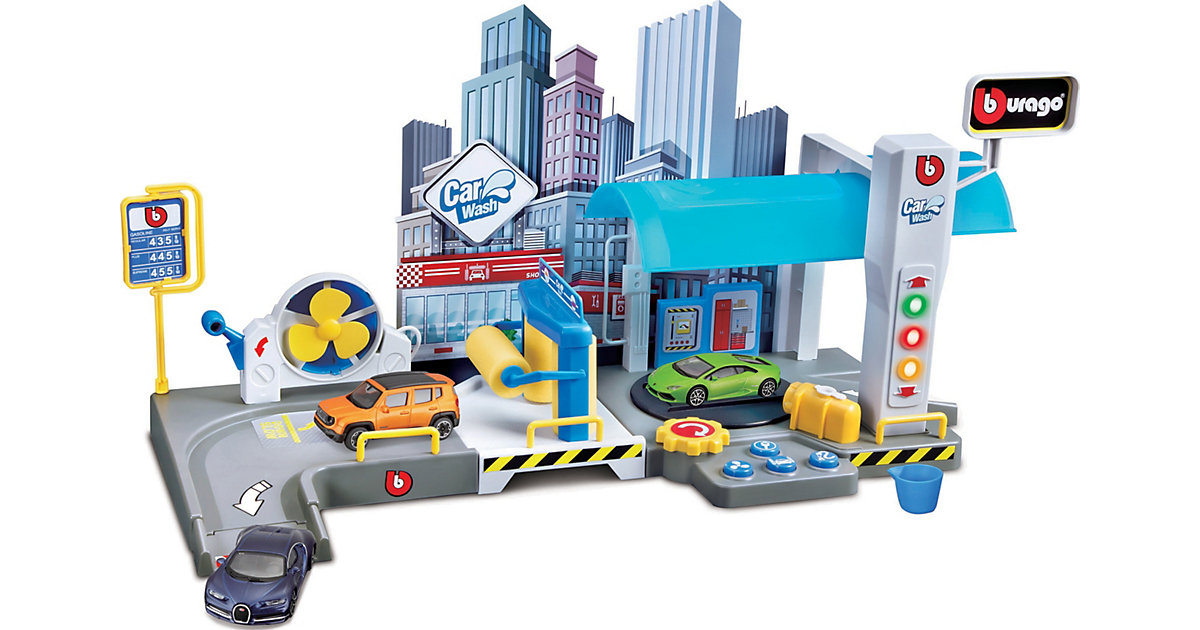 "StreetFire ""Waschstrasse"", inkl 1 Fahrzeug, WB, 1:43" bunt "StreetFire ""Waschstrasse"", inkl 1 Fahrzeug, WB, 1:43" bunt von Bburago