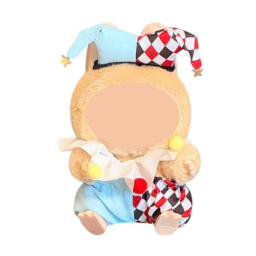 Bekleidung für 17cm Plüsch, Plüschtiere Kleidung Outfit, Mini Kuscheltier Kleidung, Hüte, Accessoires für 17cm Puppe, Bekleidung DIY Kinder Geschenke (Puppen Nicht Enthalten) von Bcenoilua