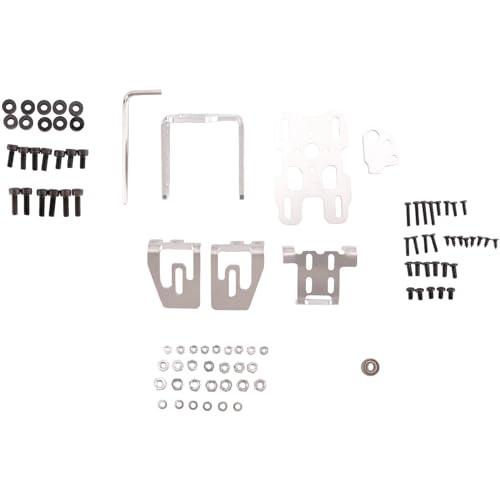 Bcowtte 1 Satz DC 4,8–5 V Dual-Servo-Gimbal-Halterung, 29 X 29 Mm, Kamera-Schwenk-/Neigeständer mit 2 Stück 9G-Lenkgetriebe, Passend für RC FPV-Drohne (B) von Bcowtte