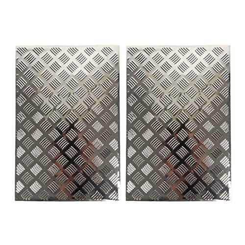 Bcowtte 2X für D12 1/10 Teile Hintere Kofferraum Abdeckung Schleudern Plate Anti-Rutsch Board Dekorative Platte Zubehör von Bcowtte