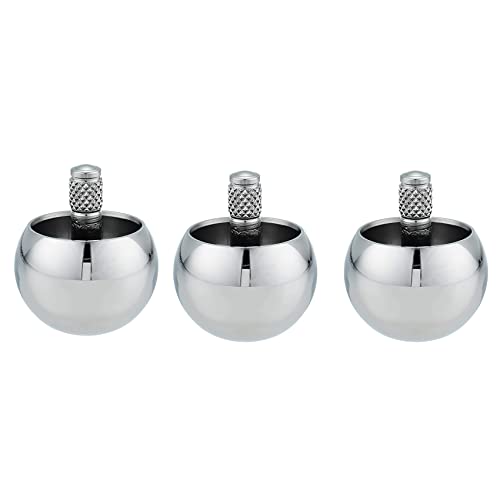 Bcowtte 3X Tippe Top Metall Oben Umdrehen Edelstahl Kreisel Erstaunliches Spielzeug Geschenk, Silber Bcowtte 3X Tippe Top Metall Oben Umdrehen Edelstahl Kreisel Erstaunliches Spielzeug Geschenk, Silber von Bcowtte