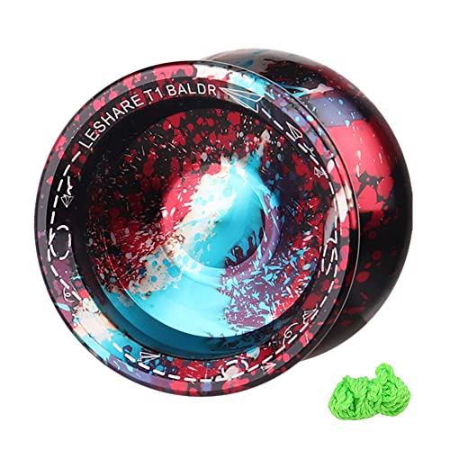 Bcowtte T1 Unresponsive Yoyo Wettkampf Yo-Yo, Legierungs Yo Yo für AnfäNger, Einfache ÜBungstricks, mit Saiten, 1 Bcowtte T1 Unresponsive Yoyo Wettkampf Yo-Yo, Legierungs Yo Yo für AnfäNger, Einfache ÜBungstricks, mit Saiten, 1 von Bcowtte
