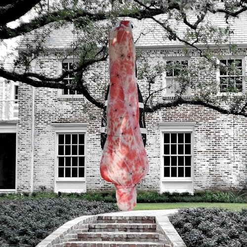 Bdecoll 163cm Halloween Scary Fake Corpse,Halloween Day Deko Requisiten Death Victim Prop Scary hängende Indoor Outdoor Dekoration | Gefälschte Leiche von Bdecoll