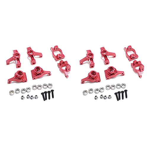 Bdfhjln 2er-Set Radsitz, Hinterradsitz, C-förmiger Sitz, Zubehör-Set für RC Auto für 144001 1:14 Ferngesteuertes Fahrzeug, Rot von Bdfhjln