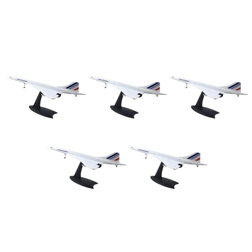 Bdfhjln 5X 1/200 Concorde Überschall-Passagierflugzeug Air France Airways Modell für statische Display-Sammlung von Bdfhjln