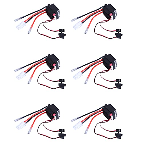 Bdfhjln 6X Rc ESC 320A 6-12V Gebürsteter ESC Drehzahl Regler mit 2A BEC für RC Boot U6L5 von Bdfhjln