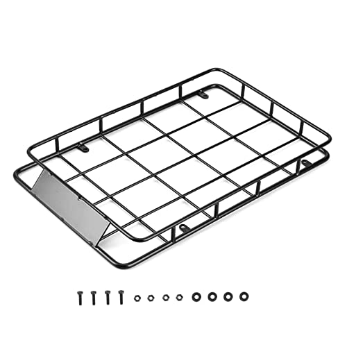 Bdfhjln Gepäckträger aus Metall, 230 x 147 mm, für Auto auf 1/10 RC Axiale SCX10 TRX4 D90 Stück von Bdfhjln