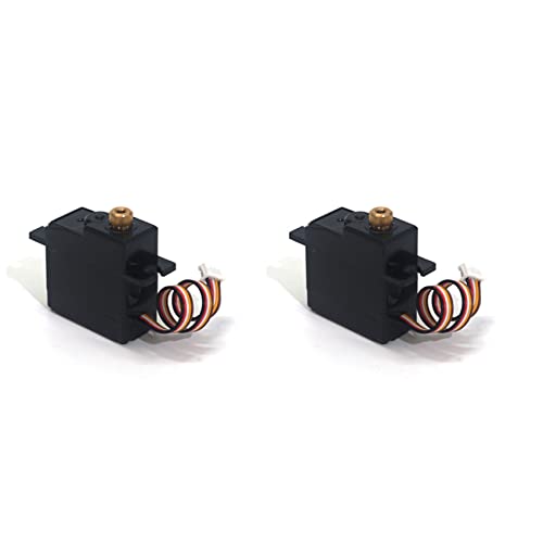 Bdukbduk 2X Metallgetriebe Servo 5 Draht für Sg 1603 Sg 1604 Sg1603 Sg1604 1/16 Rc Auto Upgrade Teile Zubehör von Bdukbduk