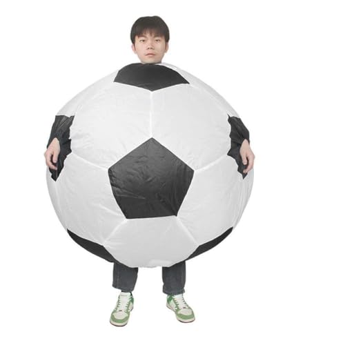 Aufblasbares Fußball-Kostüm für Erwachsene und Kinder, Fußballspieler-Kostüm, aufblasbares Fußball-Kostüm, Anzug, lustiger Witz Aufblasbares Fußball-Kostüm für Erwachsene und Kinder, Fußballspieler-Kostüm, aufblasbares Fußball-Kostüm, Anzug, lustiger Witz von Bduttlefish