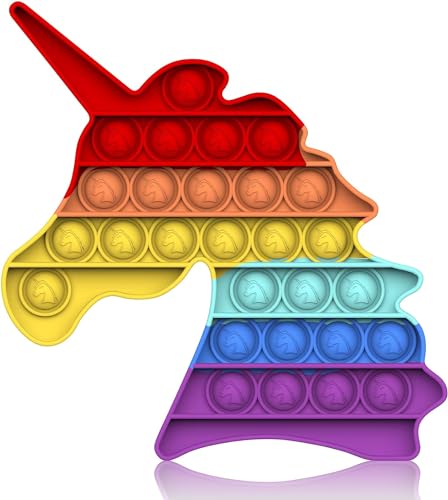 BDwing Push Bubble Sensory Fidget Spielzeug, Silikon Sensorisches Zappeln Spielzeug Autismus Special Needs Stress Reliever Besondere Bedürfnisse Entpacken Stressabbau Reliever für Kinder Erwachsene von Bdwing
