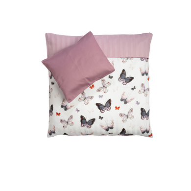 Be Be 's Collection Bettwäsche Butterfly Bunt 80x80 cm von Be Be&#039s Collection