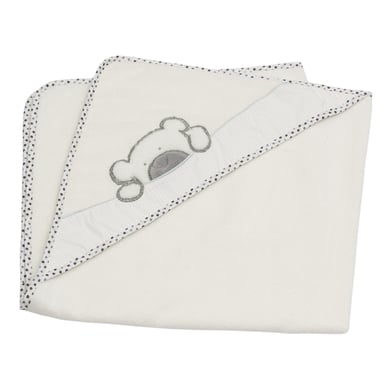 Be Be 's Collection Kapuzenbadetuch Big Willi grau 100 x 100 cm von Be Be's Collection