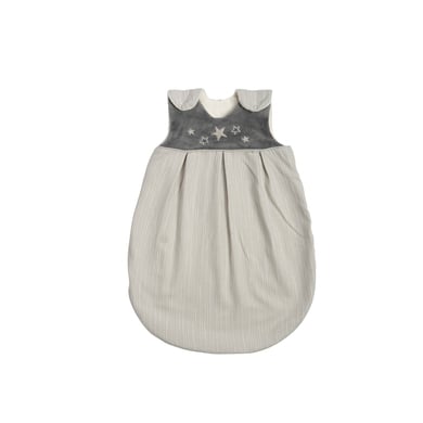 Be Be 's Collection Sommerschlafsack mit Frottee-Futter Sternchen grau von Be Be's Collection