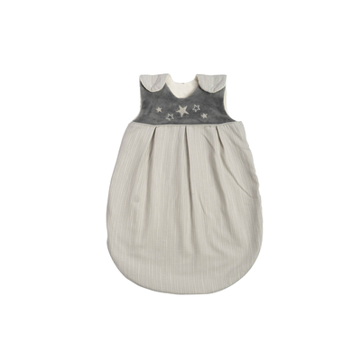 Be Be 's Collection Sommerschlafsack mit Frottee-Futter Sternchen grau von Be Be's Collection