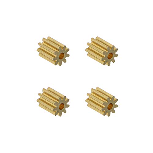 be in your mind 4 Stück Motorritzel aus Kupfer, 9 Zähne, 1,5 mm, Lochdurchmesser 0,4 mm, Modul für Drohne, Flugzeug, Basteln, Spielzeug, Modell be in your mind 4 Stück Motorritzel aus Kupfer, 9 Zähne, 1,5 mm, Lochdurchmesser 0,4 mm, Modul für Drohne, Flugzeug, Basteln, Spielzeug, Modell von Be In Your Mind
