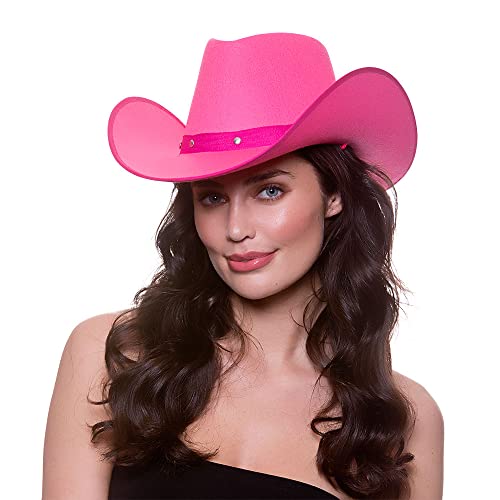 Wicked Costumes Texanischer Cowboy-Hut für Erwachsene, Kostüm- und Partyzubehör, Hot Pink von Wicked Costumes