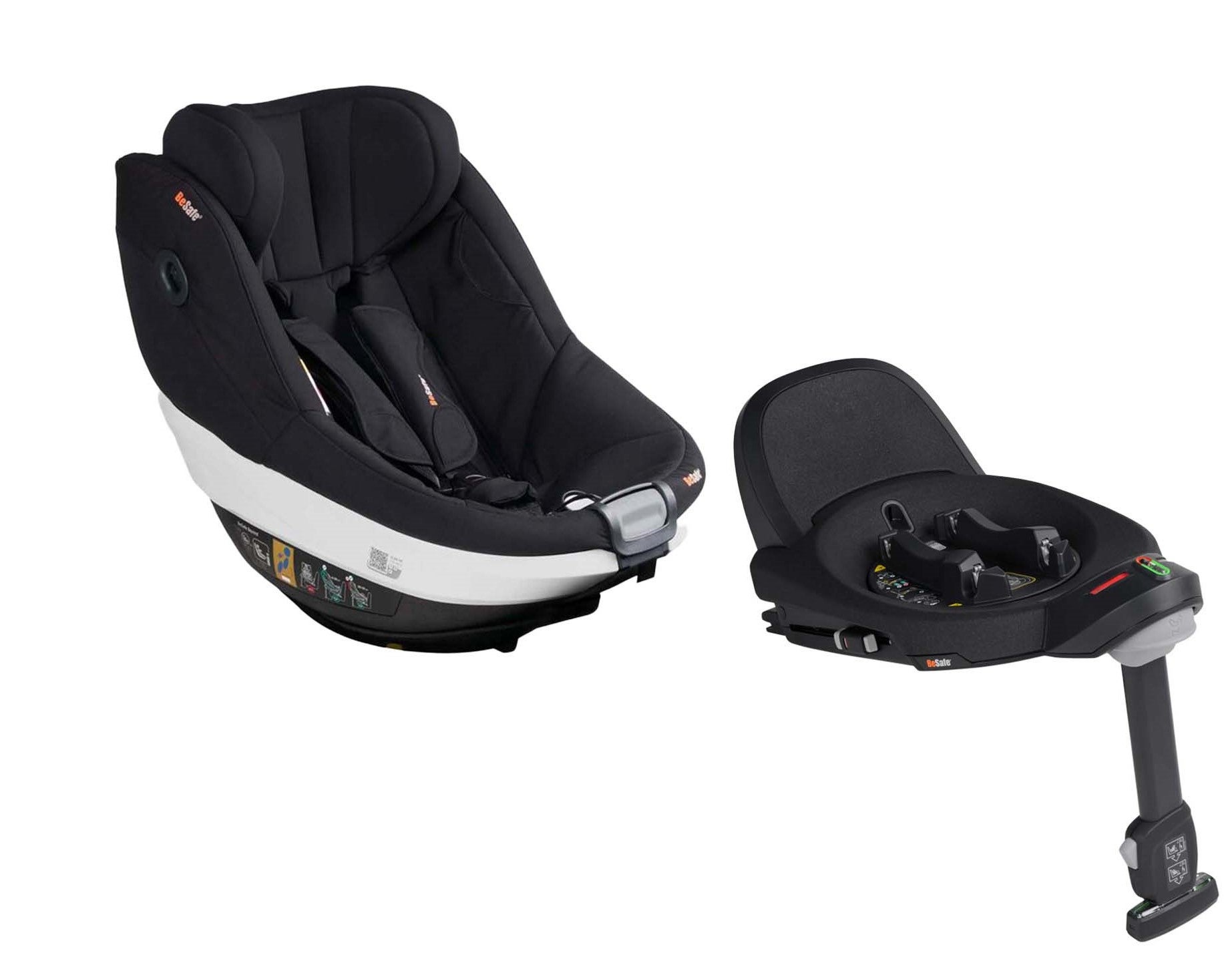 BeSafe Beyond Kindersitz inkl. Basis, Fresh Black Cab BeSafe Beyond Kindersitz inkl. Basis, Fresh Black Cab von BeSafe