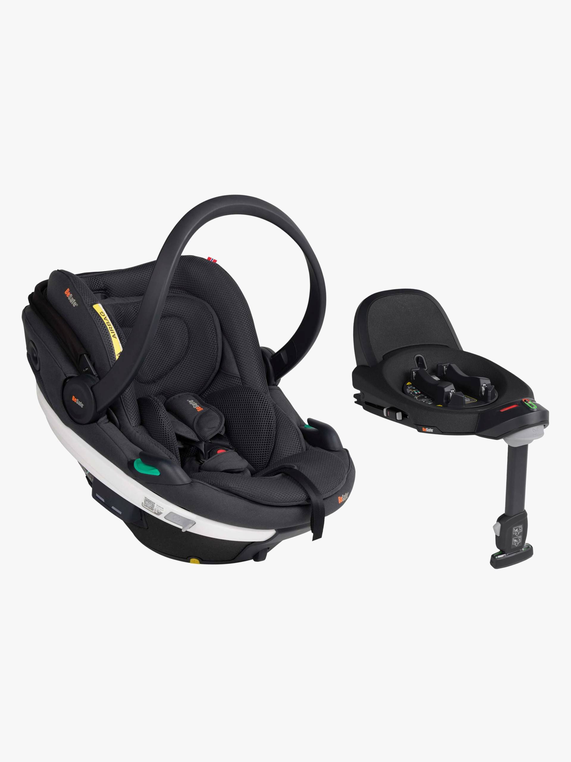 BeSafe Go Beyond Babyschale inkl. Basis, Anthracite Mesh BeSafe Go Beyond Babyschale inkl. Basis, Anthracite Mesh von BeSafe