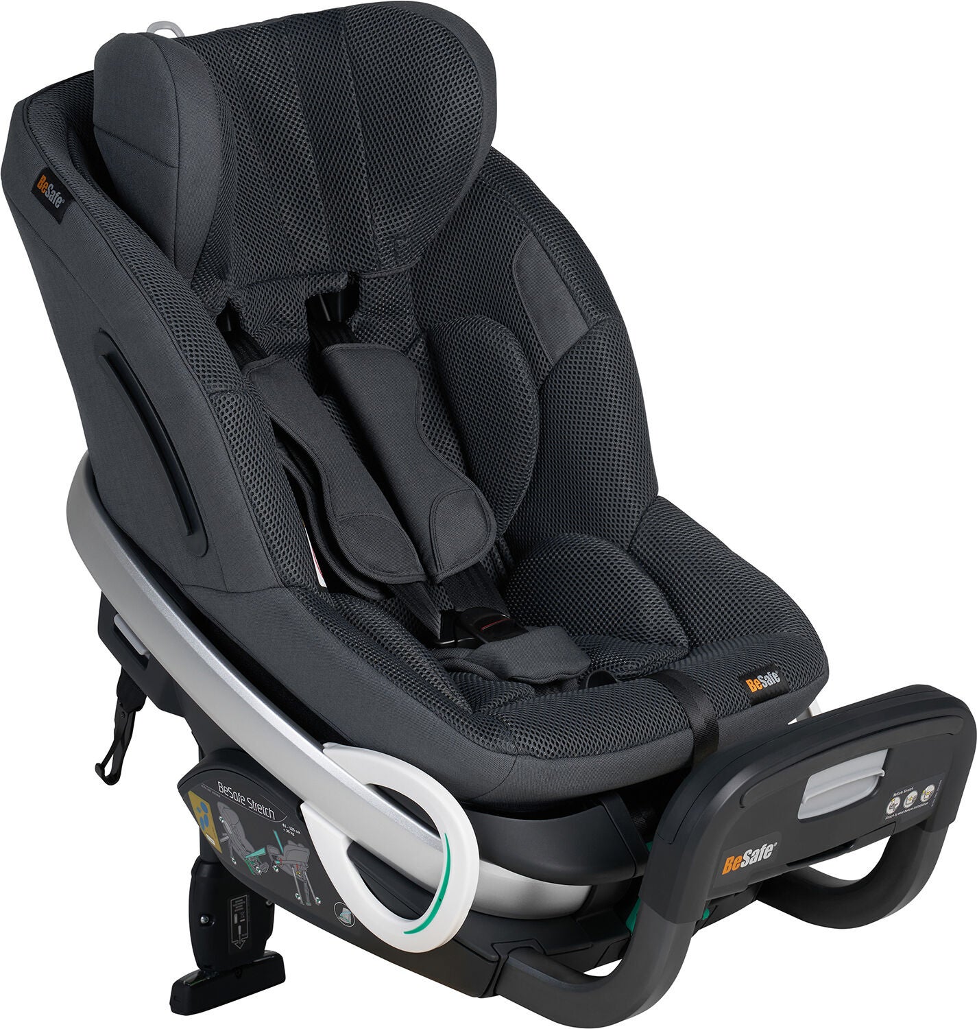 BeSafe Stretch Kindersitz, Anthracite Mesh von BeSafe