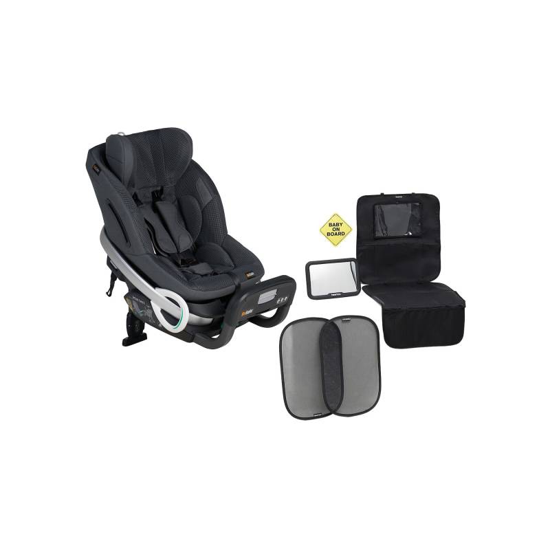 BeSafe Stretch Kindersitz inkl. Zubehörpaket, Anthracite Mesh von BeSafe