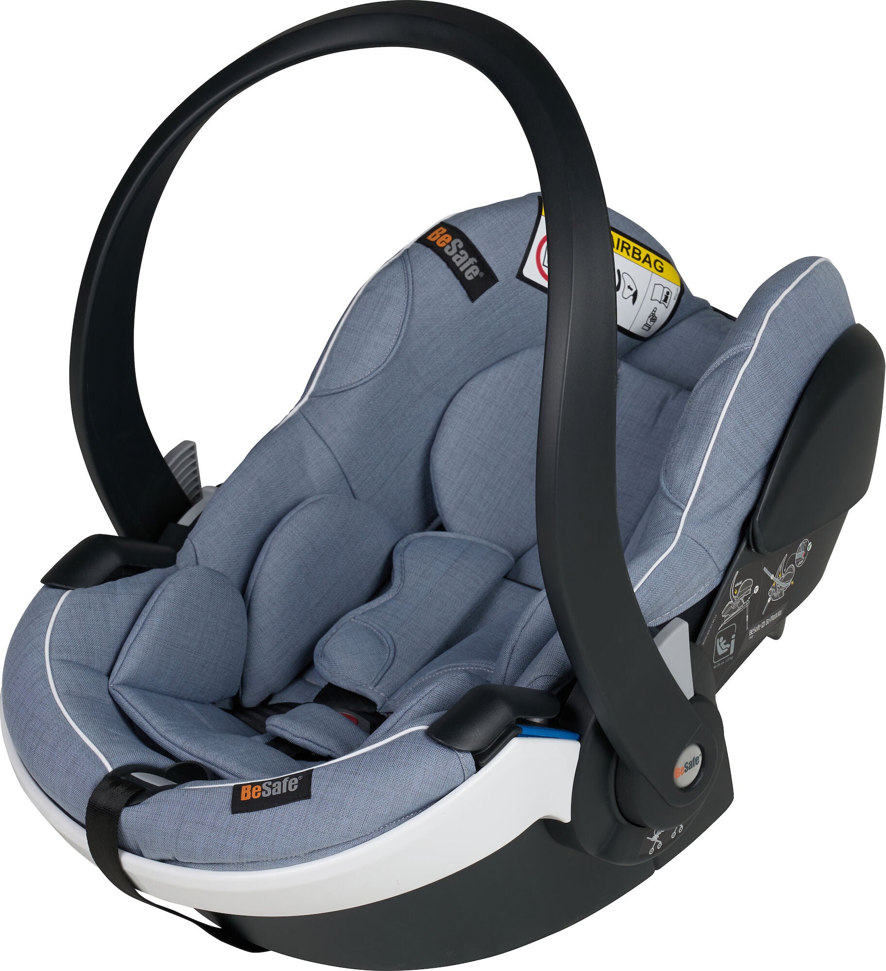 BeSafe iZi Go Modular X2 i-Size Babyschale, Cloud Mélange BeSafe iZi Go Modular X2 i-Size Babyschale, Cloud Mélange von BeSafe