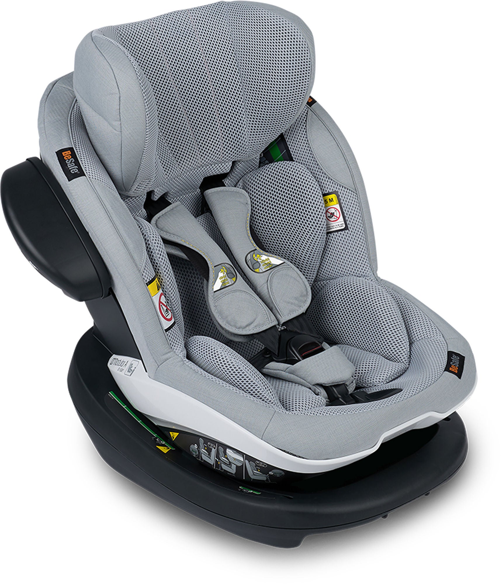 BeSafe iZi Modular A RF X1 i-Size Kindersitz, Peak Mesh Grey von BeSafe