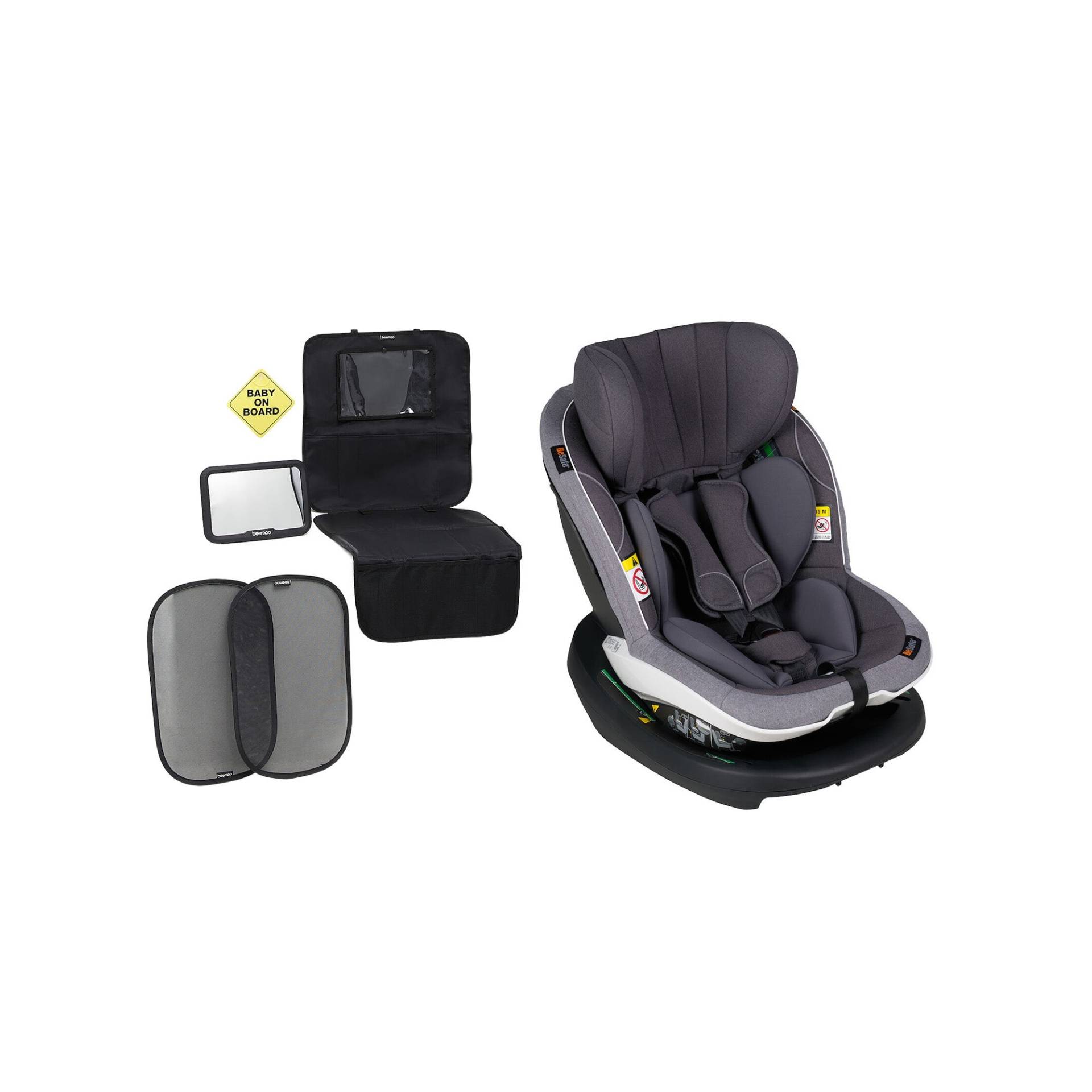 BeSafe iZi Modular RF X1 i-Size Kindersitz inkl. Zubehörpaket, Metallic Mélange von BeSafe