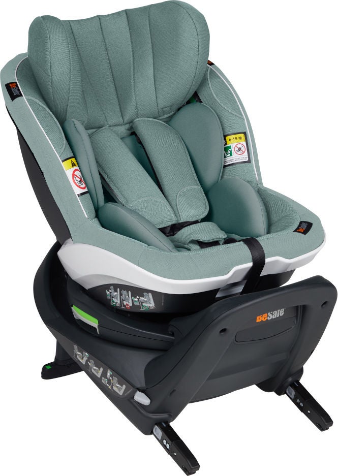 BeSafe iZi Turn i-Size Kindersitz, Sea Green Mélange von BeSafe