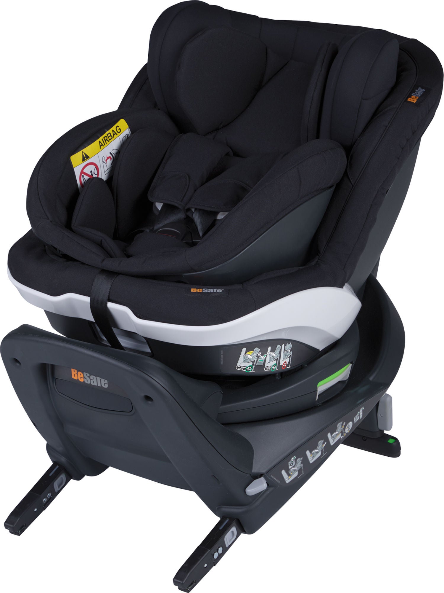 BeSafe iZi Twist B i-Size Kindersitz, Fresh Black Cab von BeSafe