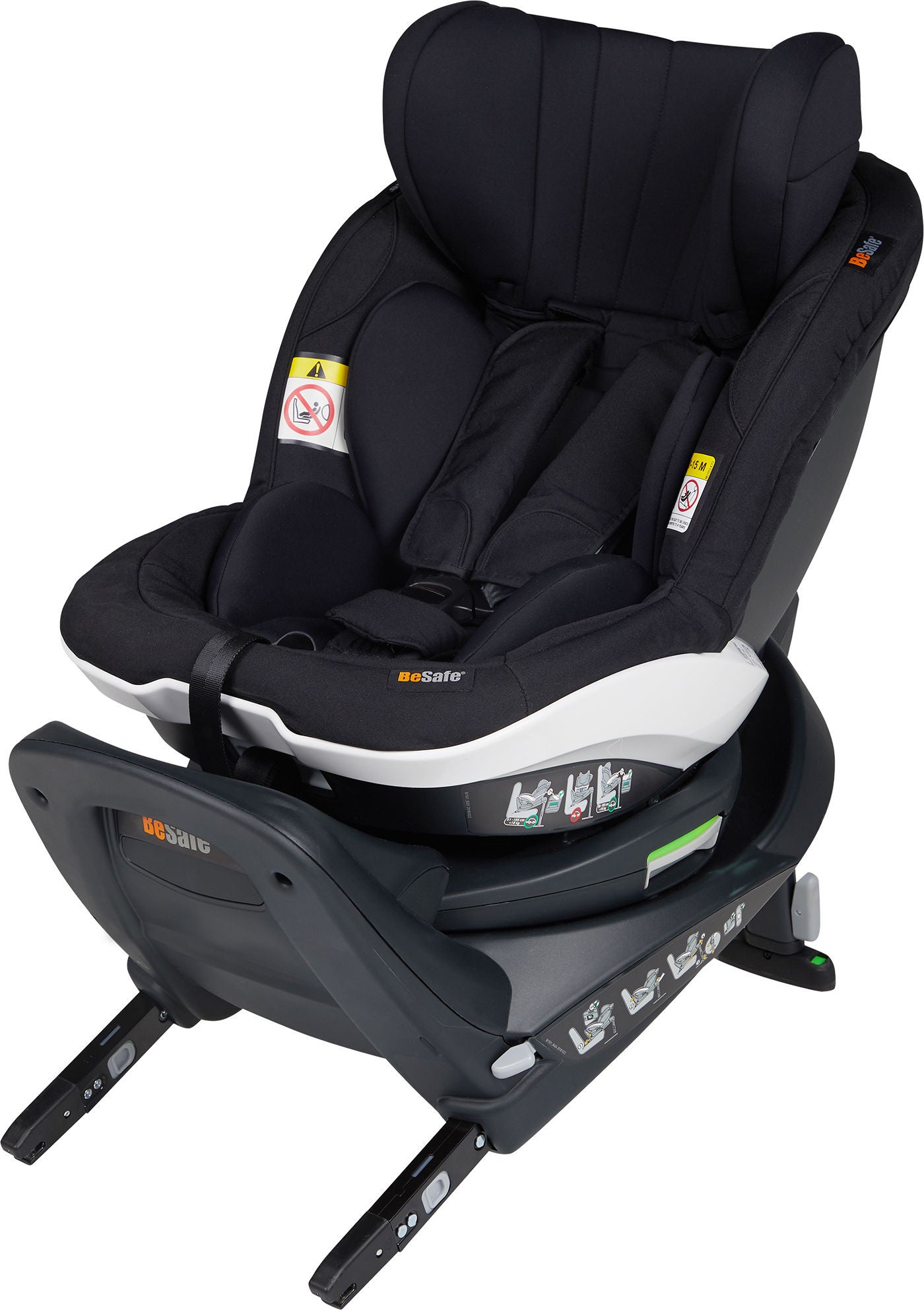 BeSafe iZi Twist i-Size Kindersitz, Fresh Black Cab von BeSafe