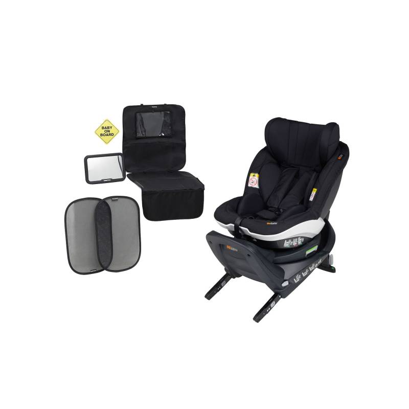 BeSafe iZi Twist i-Size Kindersitz inkl. Zubehörpaket, Fresh Black Cab von BeSafe