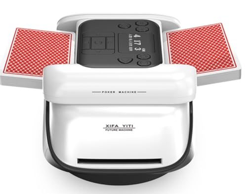 BeSokar Automatischer Kartengeber & Kartenmischer mit 360° Drehfunktion, anpassbarer Kartenzuteilung für beliebig viele Spieler, vielseitigem Ausgabewinkel und Kompatibilität mit verschiedenen Karte BeSokar Automatischer Kartengeber & Kartenmischer mit 360° Drehfunktion, anpassbarer Kartenzuteilung für beliebig viele Spieler, vielseitigem Ausgabewinkel und Kompatibilität mit verschiedenen Karte von BeSokar