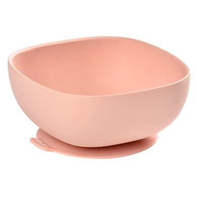 BEABA® Silikonschüssel mit Saugnapf, rosa von Beaba