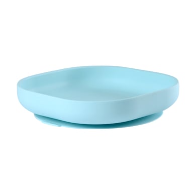 BEABA® Silikonteller mit Saugnapf hellblau von Beaba