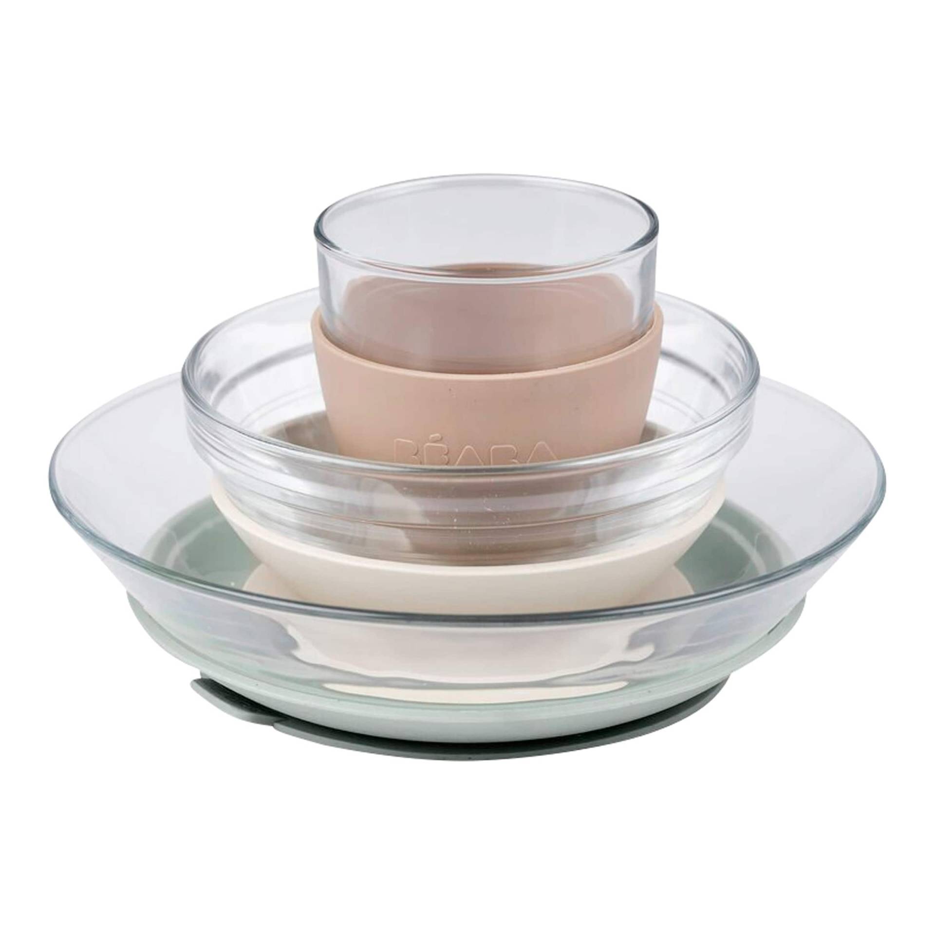 Beaba 3-tlg. Esslernset Glas Beaba 3-tlg. Esslernset Glas von Beaba