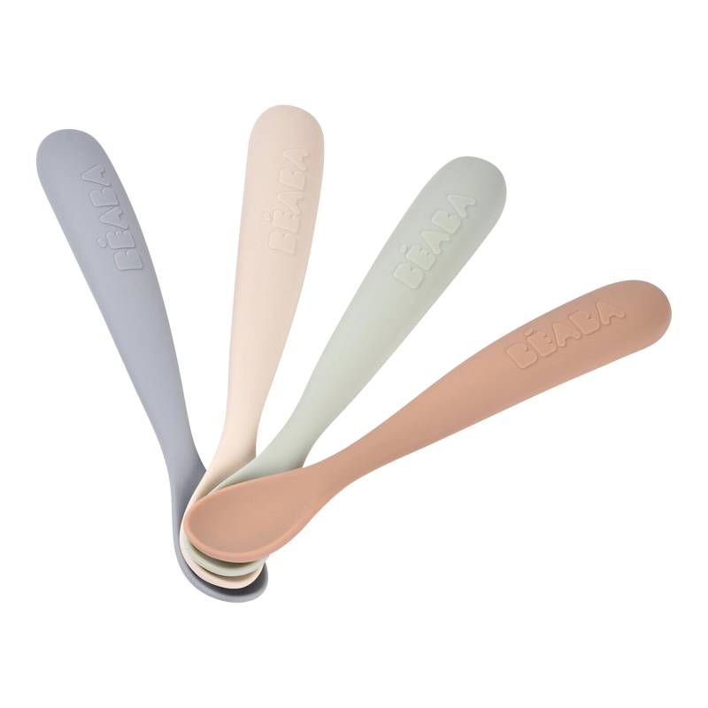 Beaba 4er-Pack Silikon-Fütterlöffel von Beaba