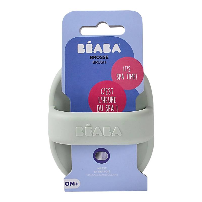 Beaba Bade- und Massagebürste aus Silikon gruen von Beaba