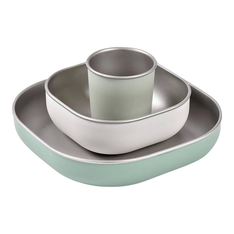 Beaba Mahlzeiten-Set Edelstahl Beaba Mahlzeiten-Set Edelstahl von Beaba