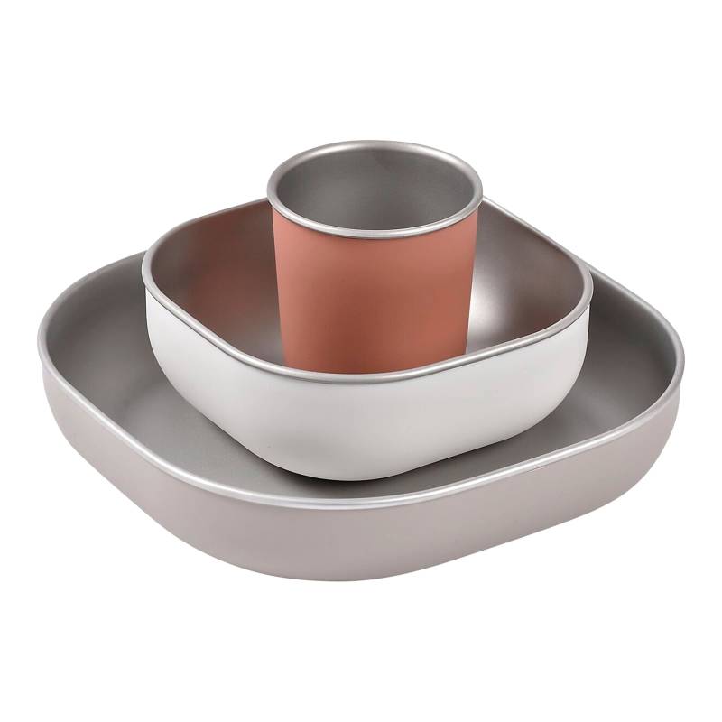 Beaba Mahlzeiten-Set Edelstahl Beaba Mahlzeiten-Set Edelstahl von Beaba