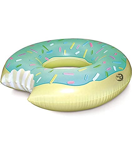 Beach Toy ® aufblasbarer Donut – Größe XXL 110 cm Durchmesser, Strand und Pool. von Beach Toy