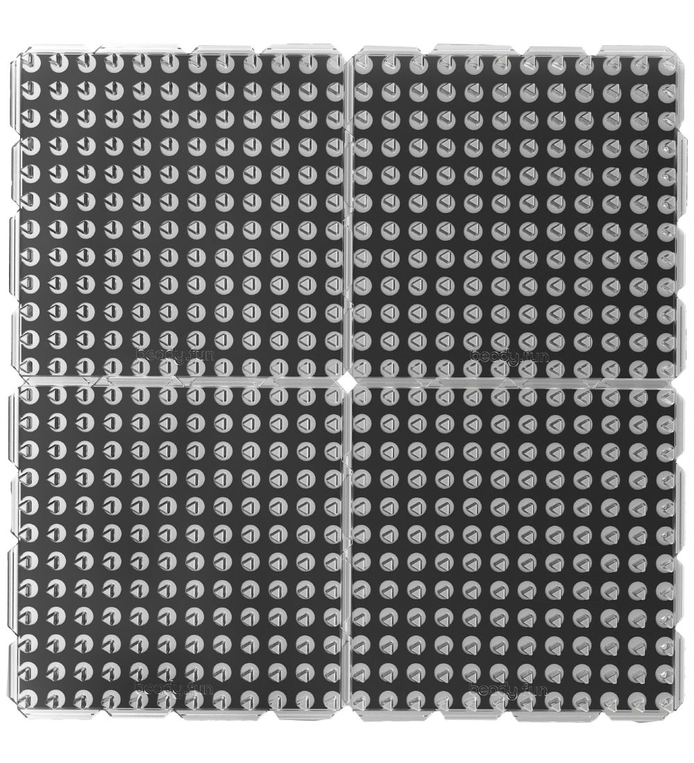 Beady Bügelperlensteckplatten - 4er-Pack - Quadrat - Beady - One Size - Perlen Steckplatten Beady Bügelperlensteckplatten - 4er-Pack - Quadrat - Beady - One Size - Perlen Steckplatten von Beady