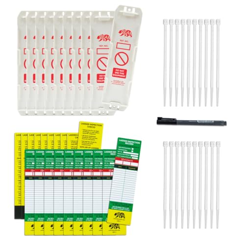 BearTOOLS Leiter-Inspektions-Set (10 Halter und 20 Etiketten) von BearTOOLS