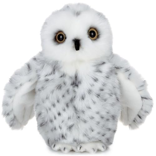 Bearington Drift The Snowy Owl Plüsch, Eulen-Stofftier, 8 Zoll von Bearington Collection